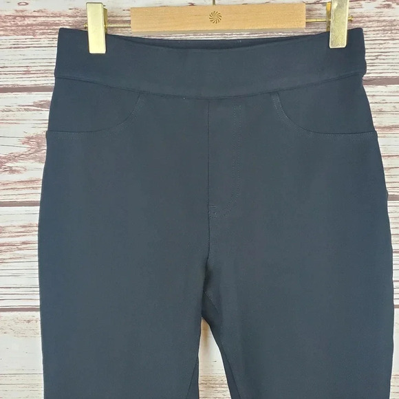 Spanx Small The Perfect Pant High Rise Black Ponte Stretch 4-Pocket Ankle Pant - Picture 3 of 12